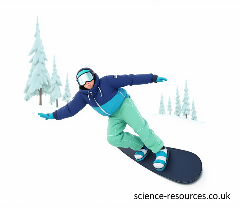 Snowboarder Image of a snowboarder